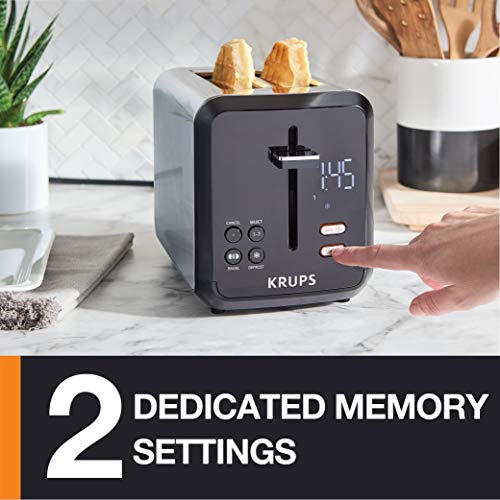 2 Slice Toaster Stainless Steel with Wide Slots, Defrost, Reheat, 7 Browning Levels P496