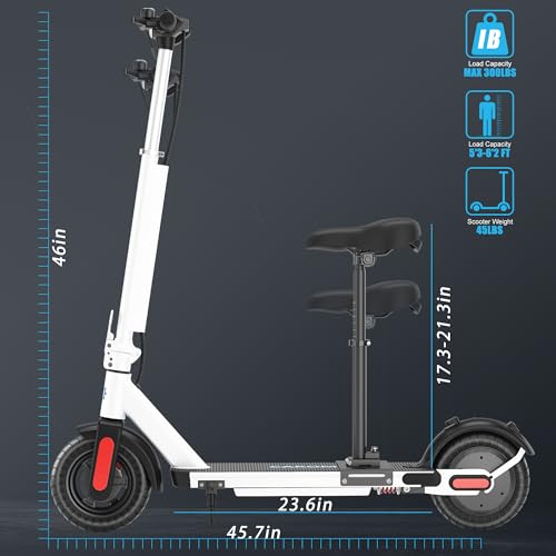Electric Scooter for Adults, 20 MPH, 500W, Foldable Commuter I360491
