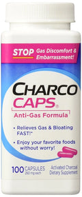 Charcocaps Dietary Supplement Anti-Gas Formula