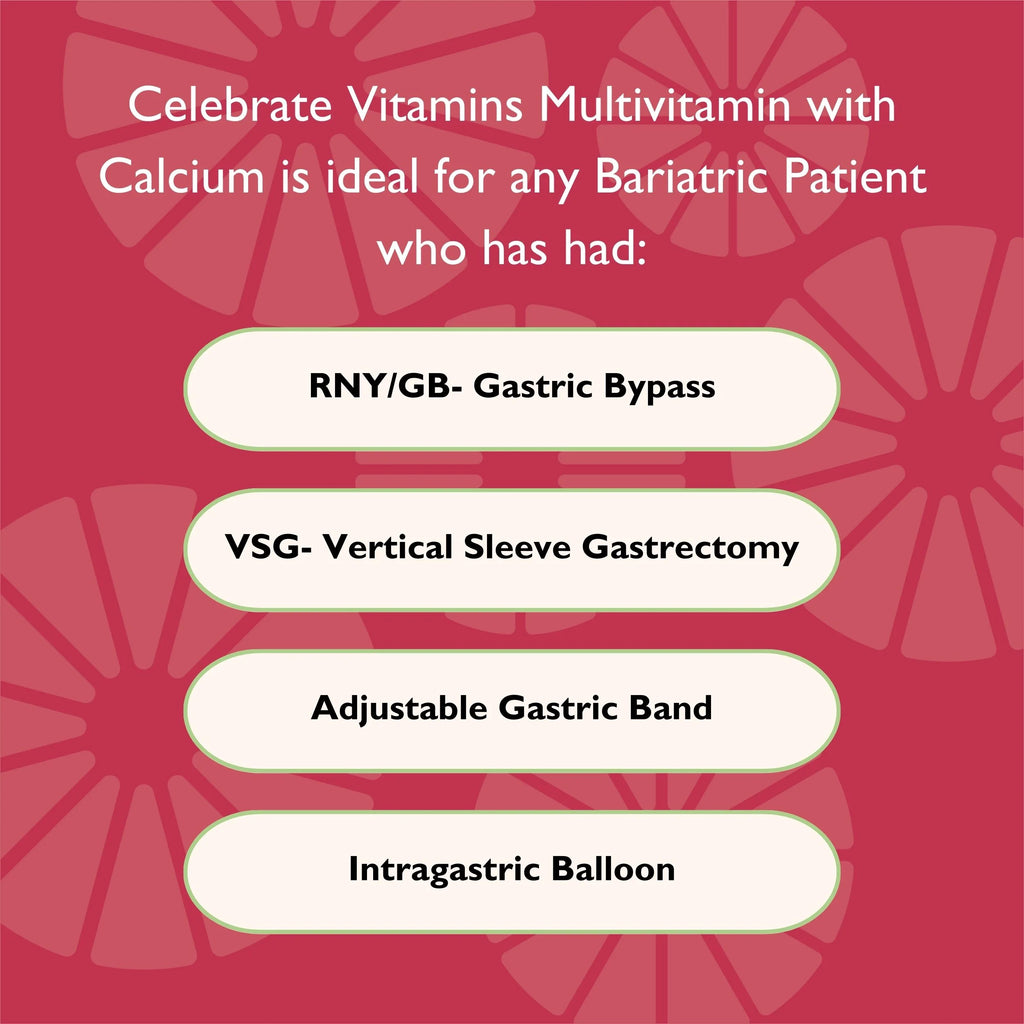 Bariatric Multivitamin with Calcium Citrate Chewables, Orange Pineapple, 120 Count H3260