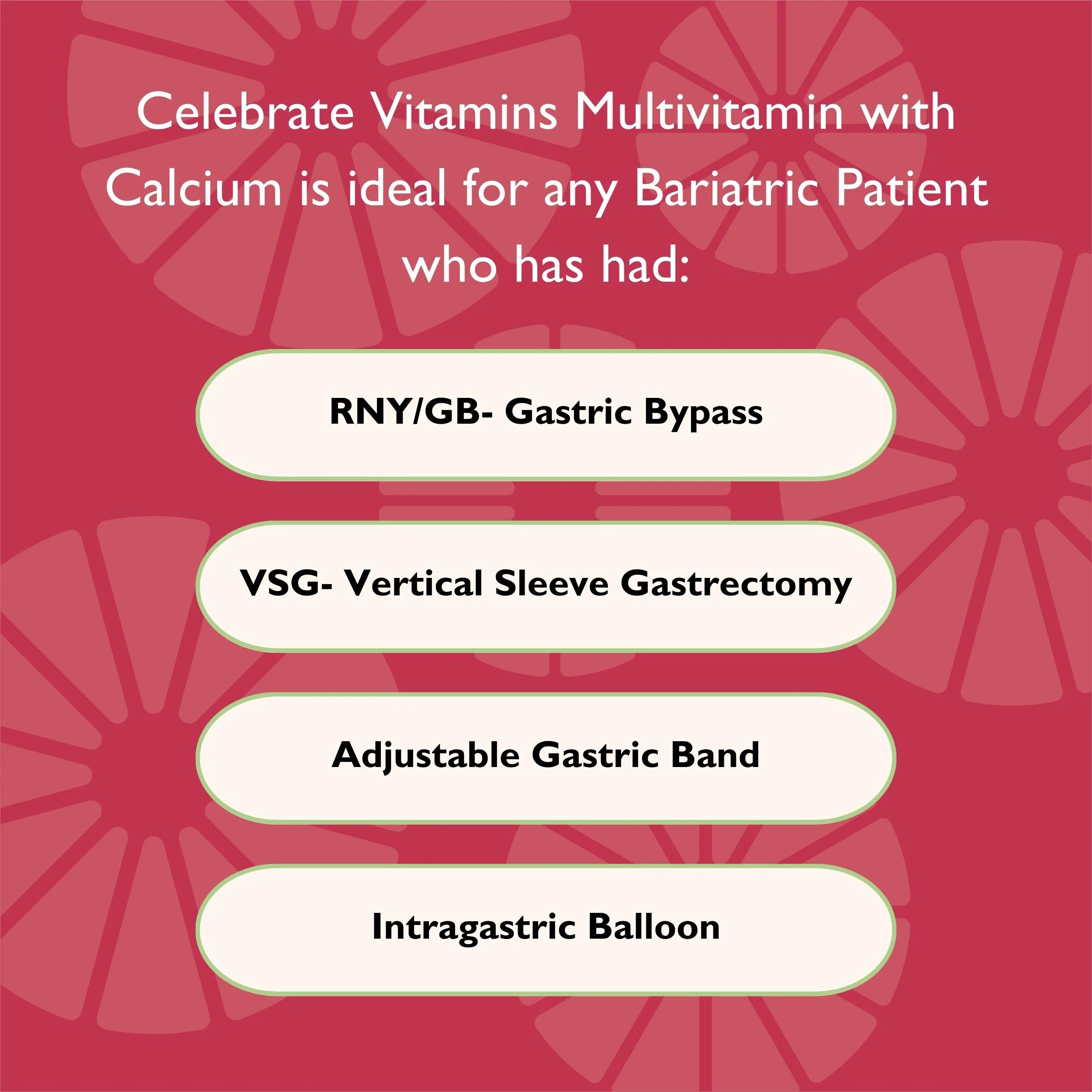 Bariatric Multivitamin with Calcium Citrate Chewables, Orange Pineapple, 120 Count H3260