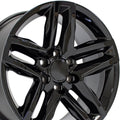 OE Wheels LLC 20 inch Rim Fits 6x139.7 Silverado Suburban Tahoe Sierra Yukon Escalade CV34B 20x9 Black Wheels Hollander: 5911
