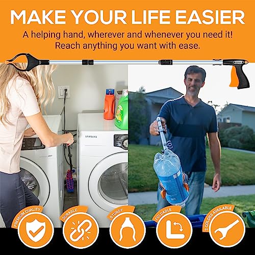 Folding Grabber Reacher 43 Inch with Magnets for Elderly G68169