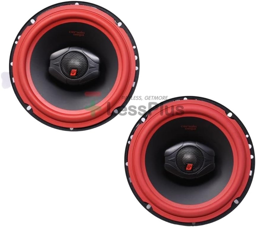 6.5" 2-Way Low-Resonant Speakers with 1" Titanium Dome Tweeter O994380