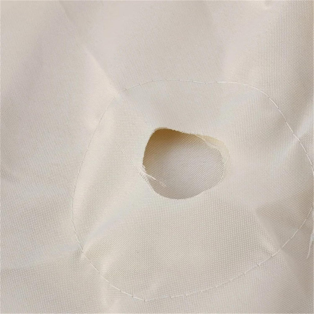 Patio Umbrella Replacement Canopy Top Cover, 8 Ribs, White V64530