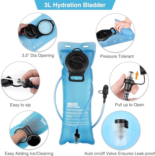 Hydration Backpack with Insulated Water Bladder for Hiking G5035