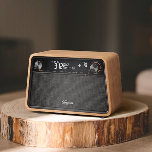HD Radio AM/FM Bluetooth Wooden Cabinet Radio Y781