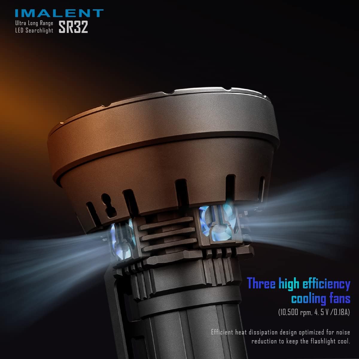 120,000 Lumens Rechargeable LED Flashlight with Type-C Fast Charging N780119