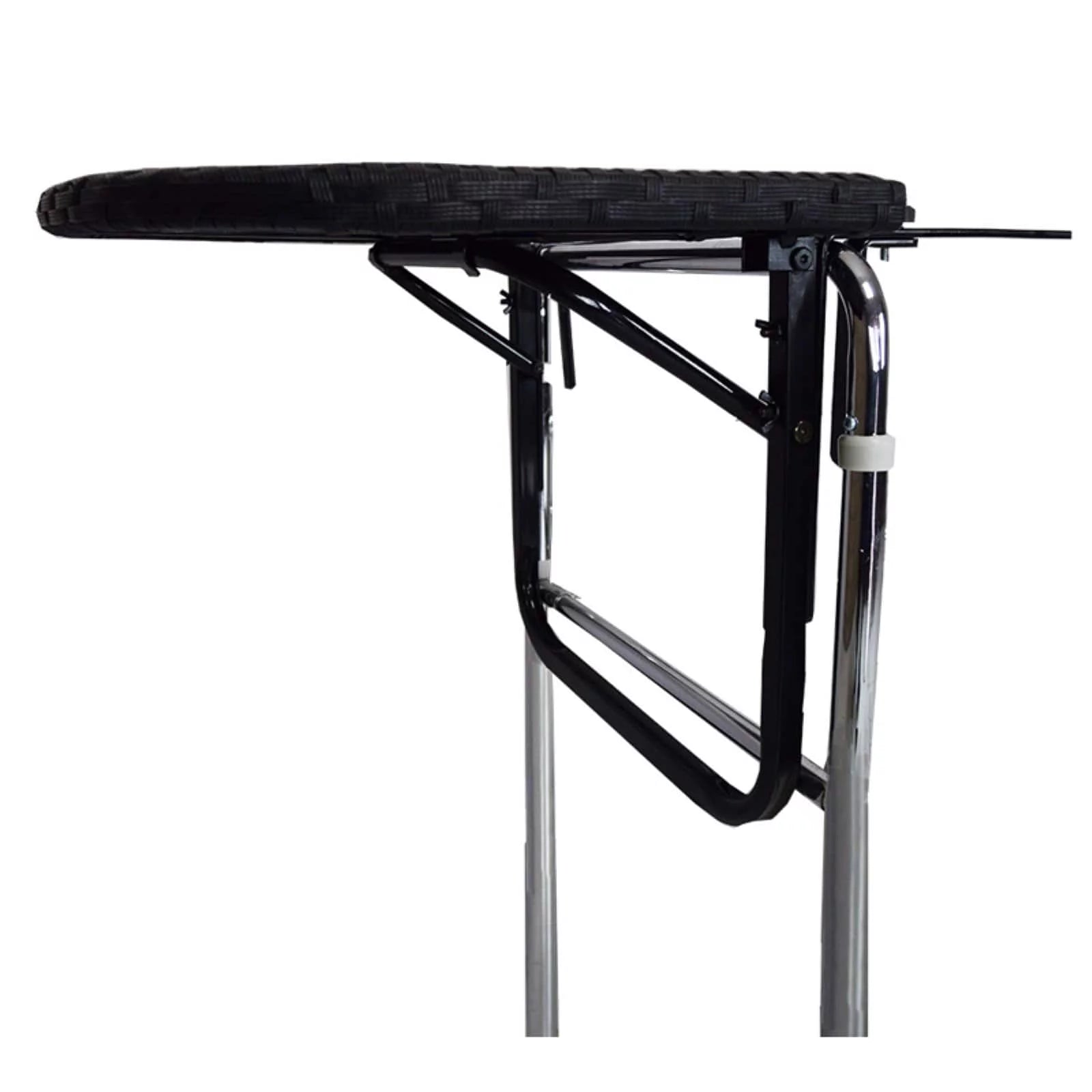 Wicker and Metal Foldable Balcony Table with Adjustable Clamps S4397