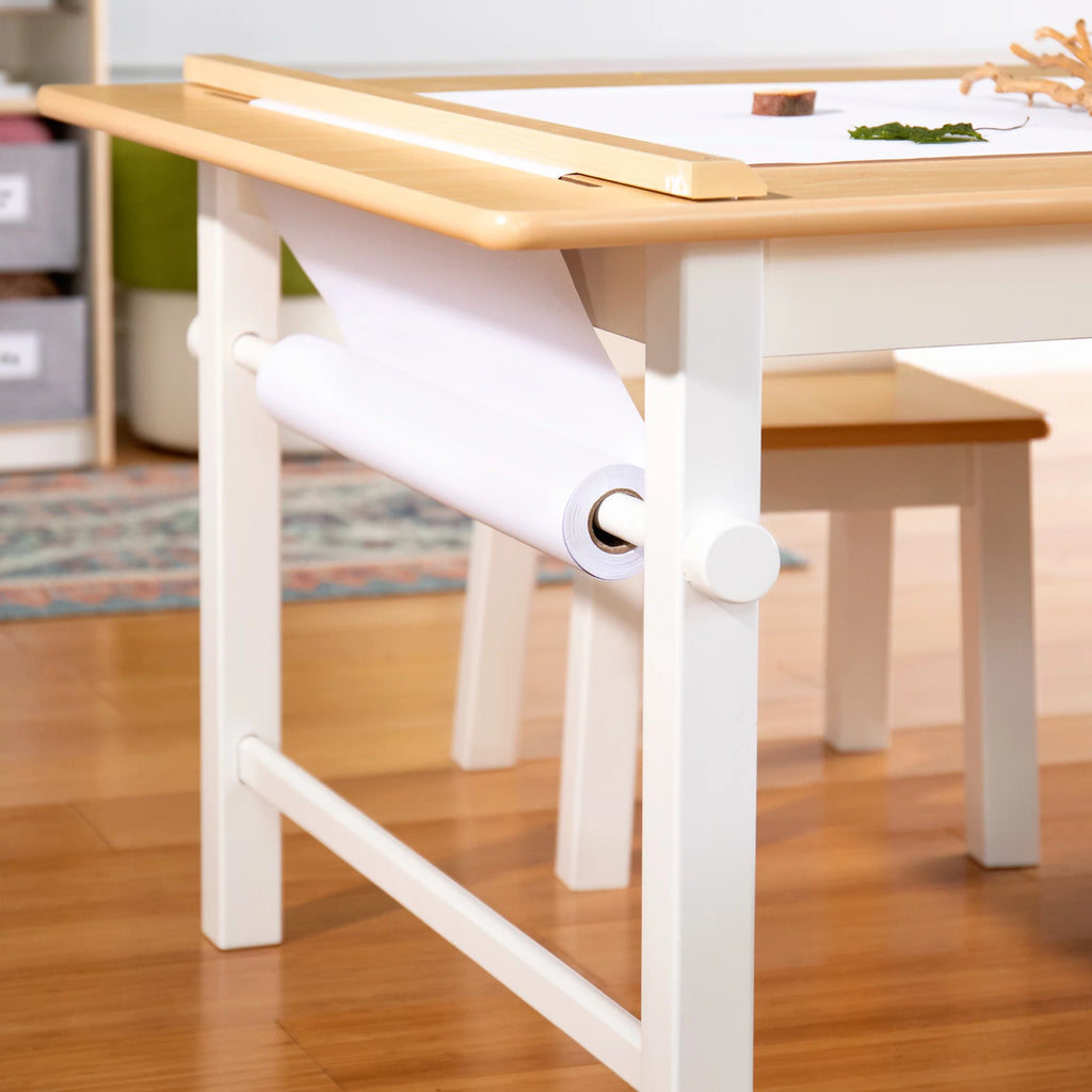 Kids Activity Table and Drawing Desk with Stools and Storage Z996416
