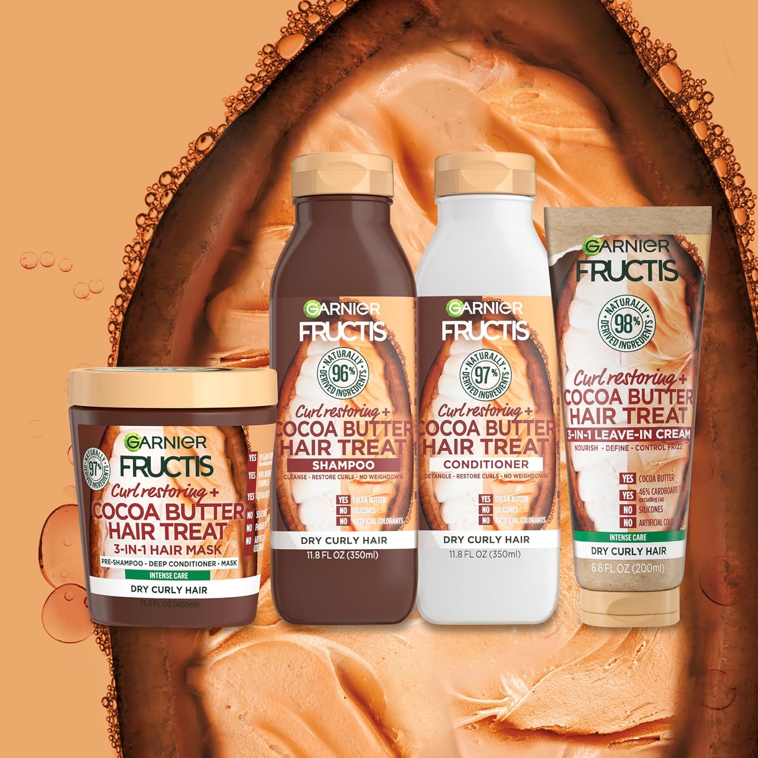 Curl Restoring Cocoa Butter Hair Treat 3 In 1 Leave In Cream E772023
