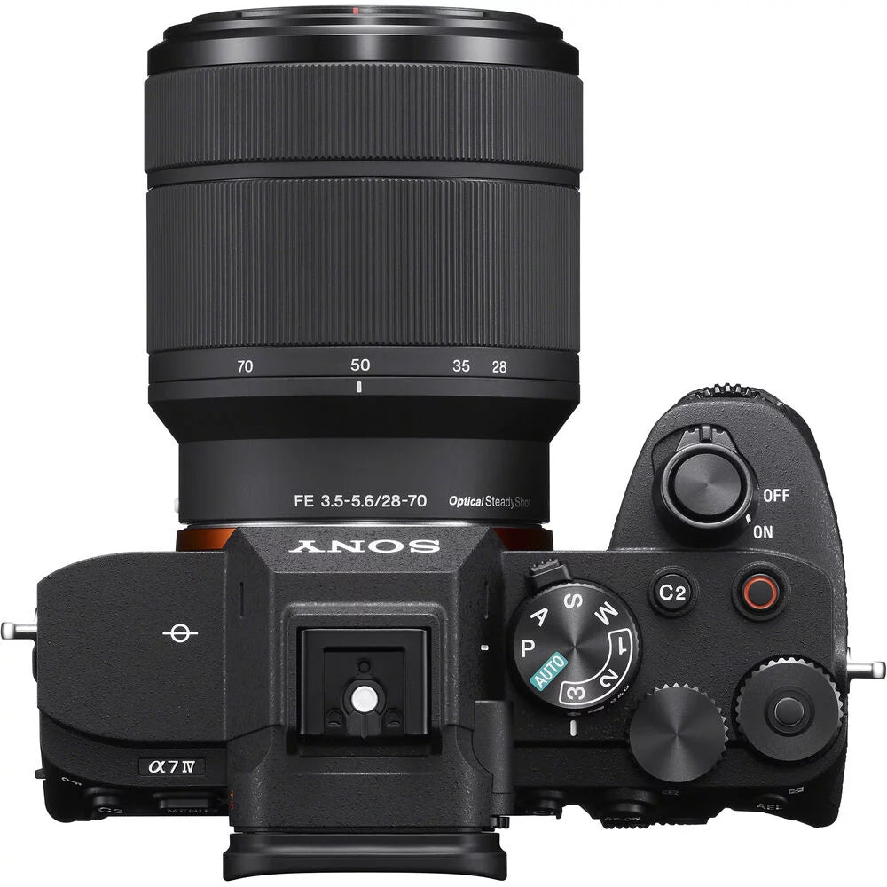 Mirrorless Digital Camera with 28-70mm Lens Bundle with Memory Card and Battery Charger S397