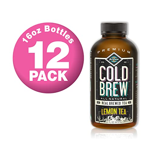Half and Half Iced Tea Lemonade with Cane Sugar, 16 Fl Oz (Pack of 12) A226