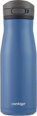 Contigo Jackson Chill 2.0 Water Bottle with AUTOPOP Lid | Stainless Steel Water Bottle, 20oz., 2 Pack, Pink Lemonade & Licorice