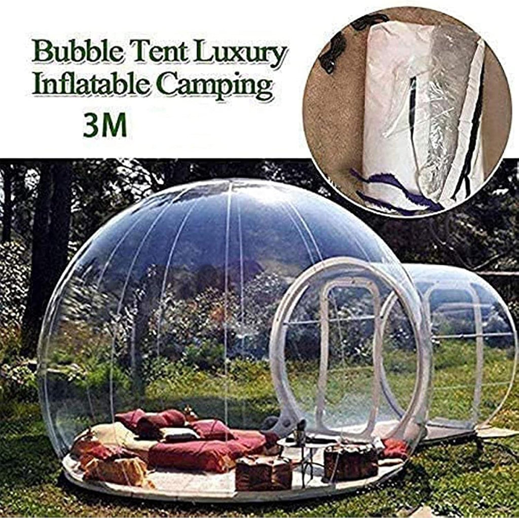 Inflatable Bubble Camping Tent with Single Tunnel Dome P400432