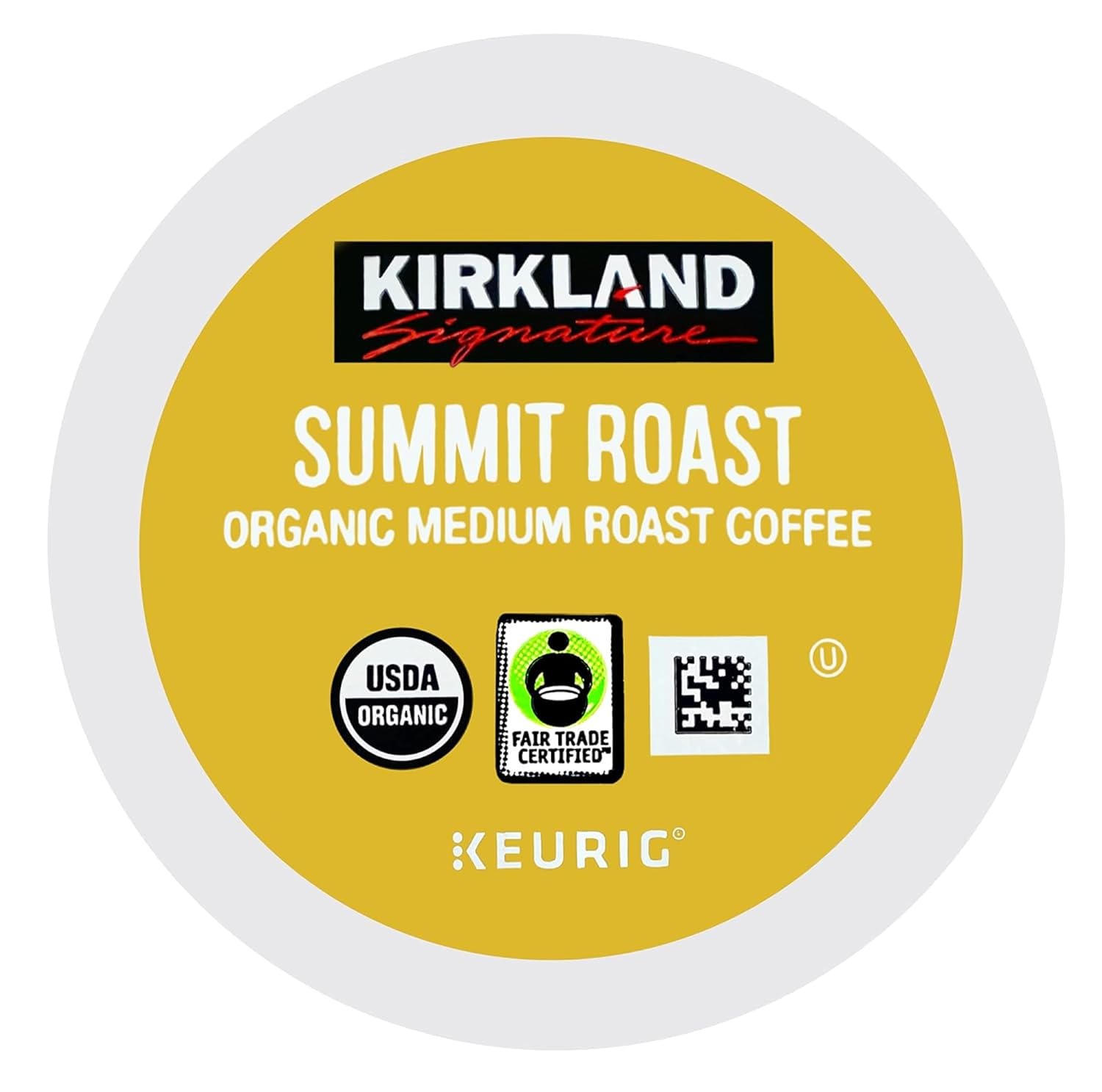 Organic Medium Roast Coffee Pods, 120 Count K517