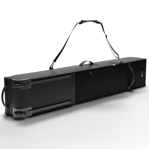 Rolling Double Ski Bag with Wheels for Air Travel X56556