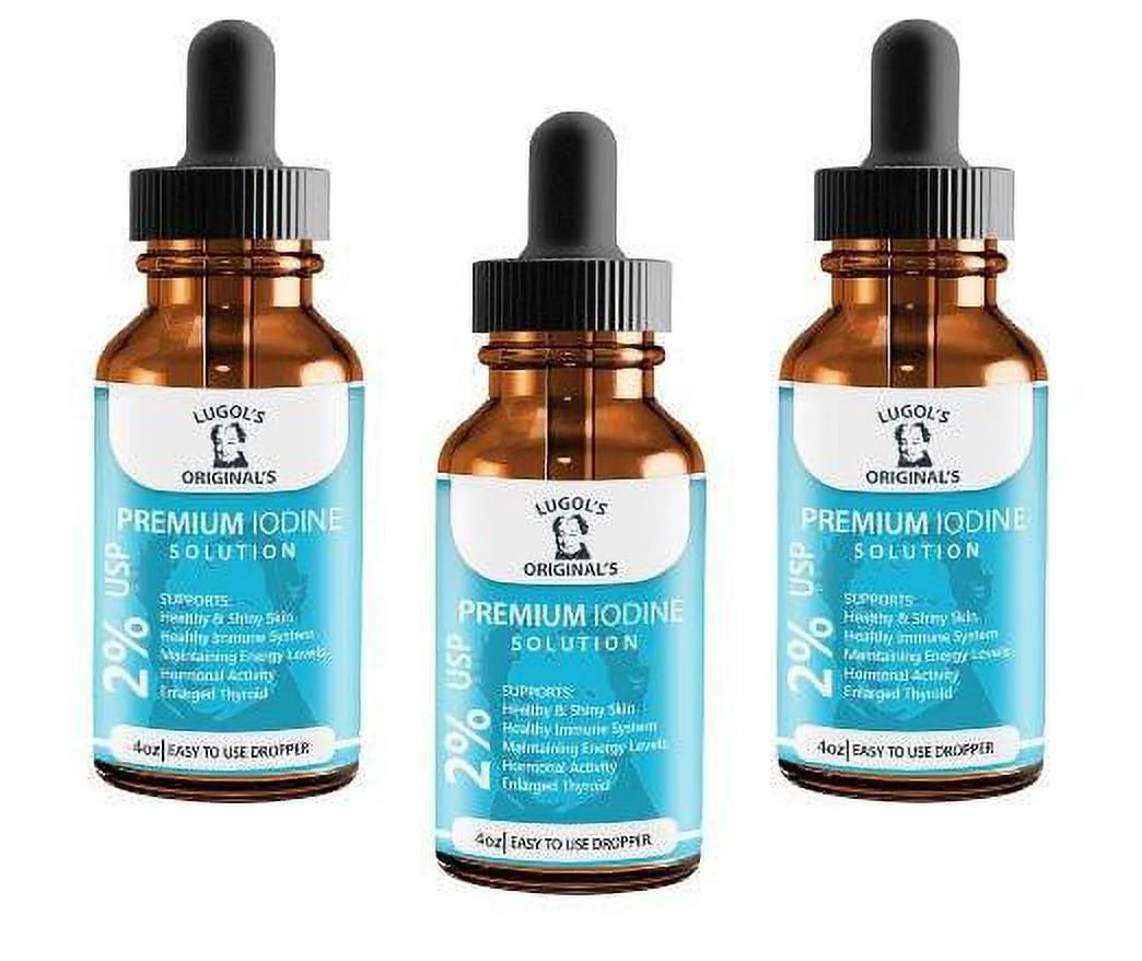 2% Lugols Iodine Solution Drops 4 oz I349761