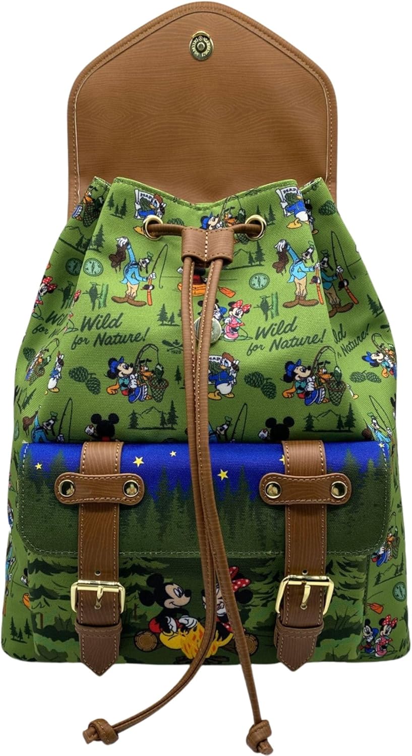 Mickey, Minnie, & Friends Camping Scene Rucksack N730
