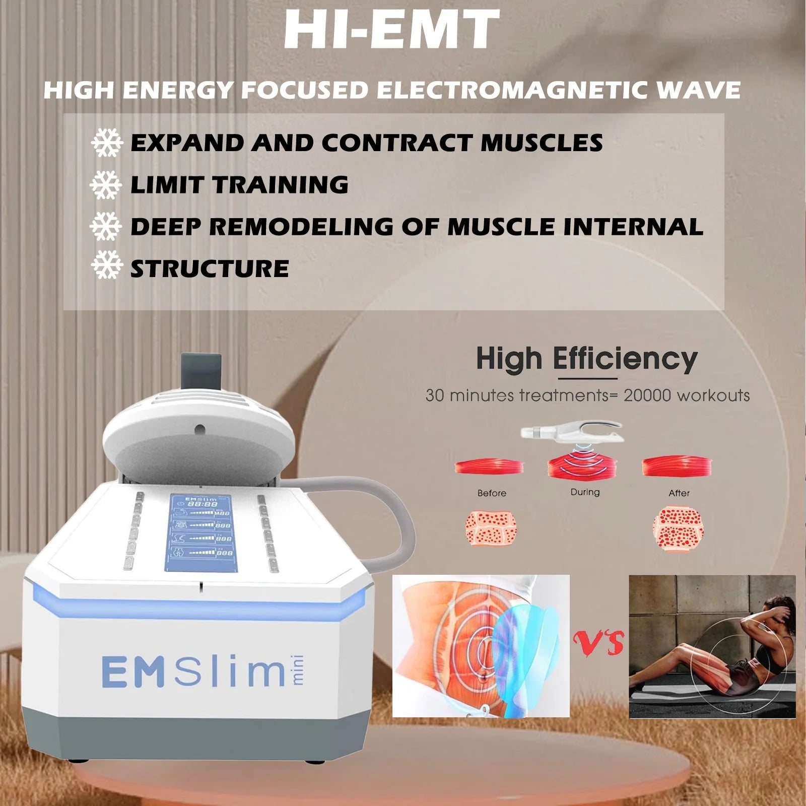 Muscle Stimulator for Body Toning and Skin Tightening S26540