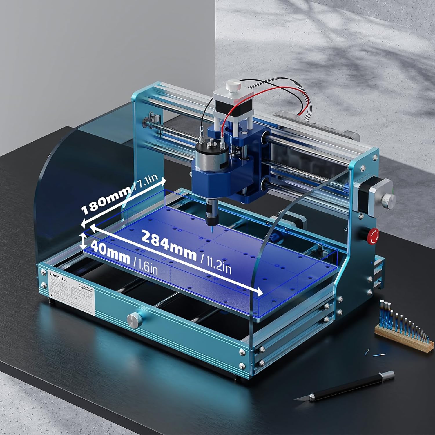 CNC Milling Machine, Desktop CNC for Beginner with Offline Controller V844735