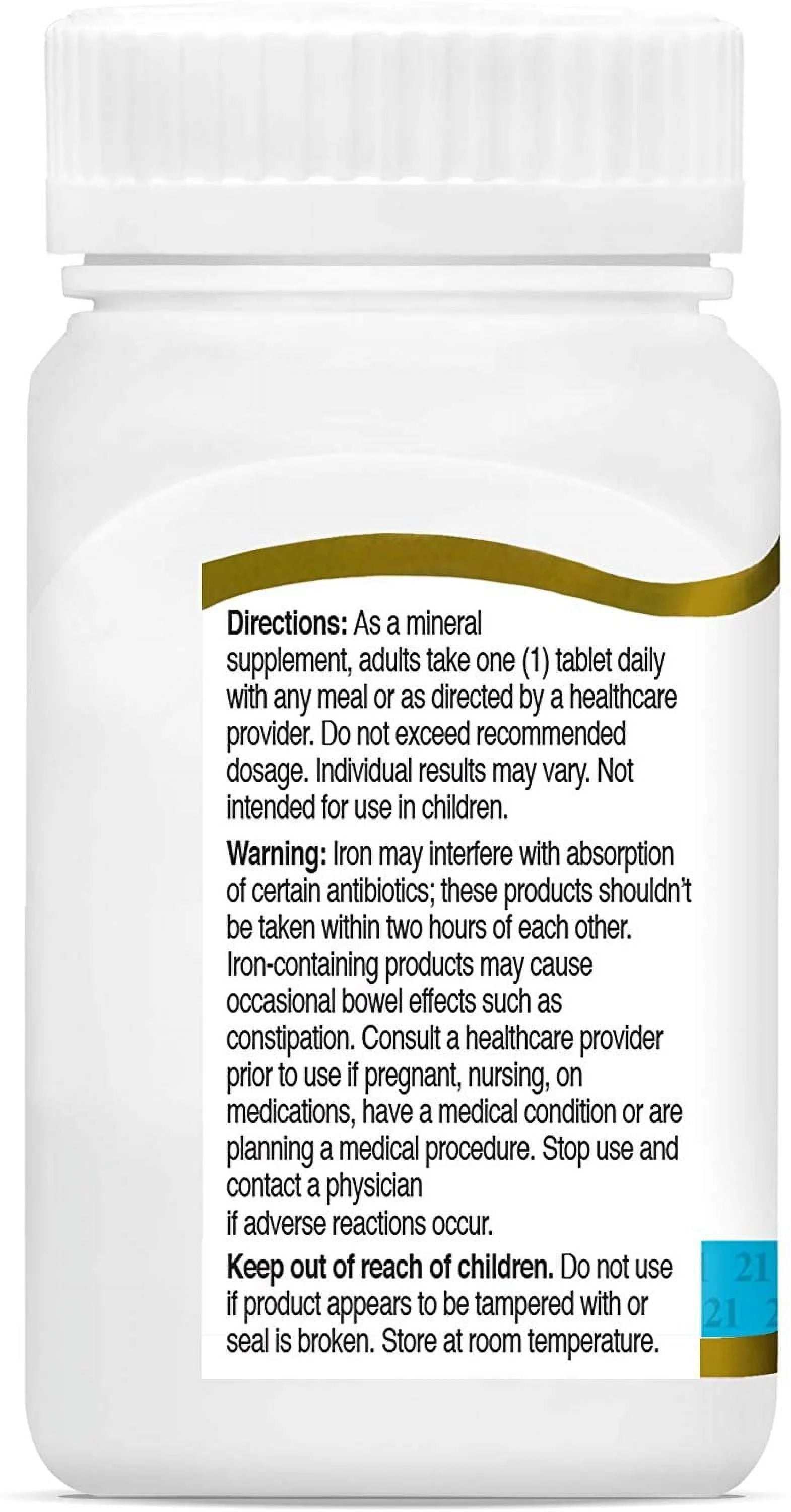 Slow Release Iron Supplement, 60 Count, 5-Pack E10242