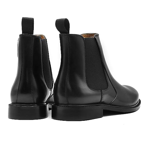 Men's Chelsea Boots Genuine Leather Slip On V434370