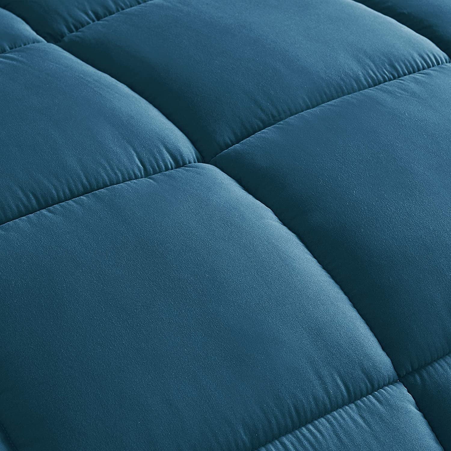Teal Down Alternative Comforter Queen - 3-Piece Lightweight Set with Corner Tabs Z65384