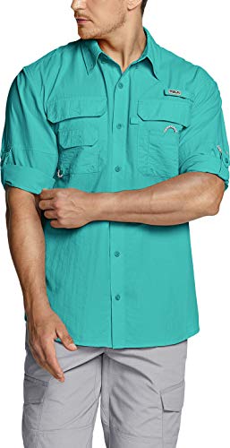Men's Performance Fishing Shirt UPF 50+ Breathable Long Sleeve J722