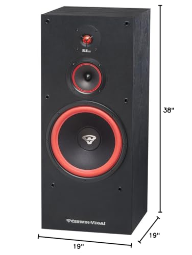 15" 3-Way Floor Tower Speaker W57786