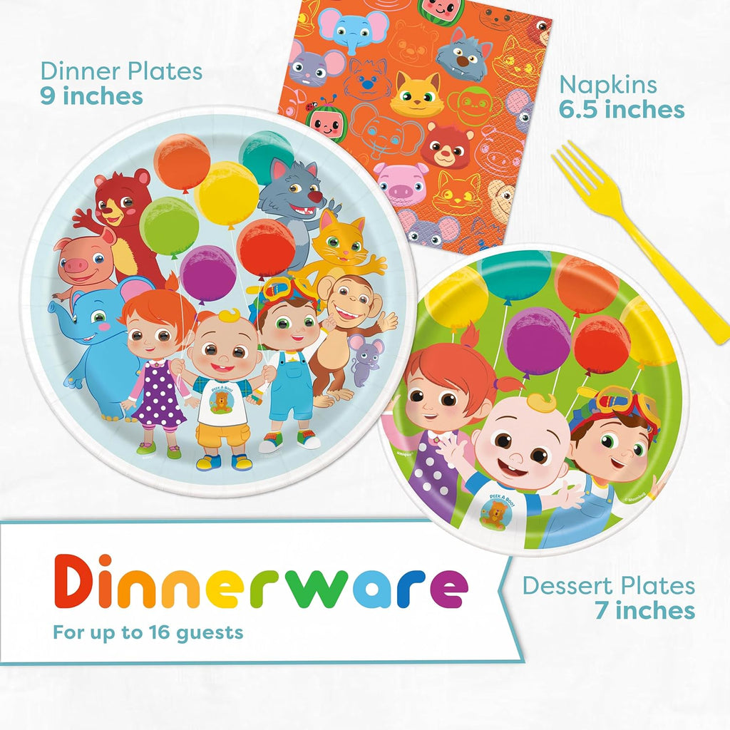 Party Supplies Birthday Backdrop Balloons Tablecloth Plates Napkins Forks Sticker E479780