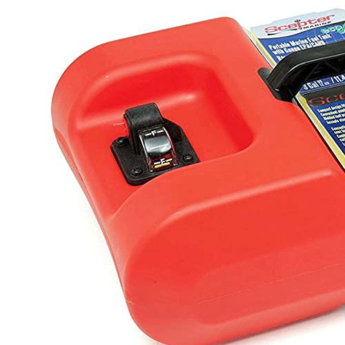 Rectangular 9 Gallon Low Profile Marine Fuel Tank for Outboard Engine Boats V80913