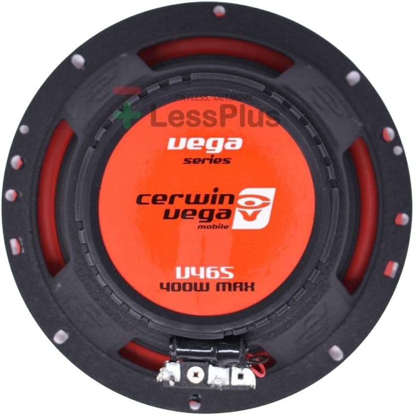 6.5" 2-Way Low-Resonant Speakers with 1" Titanium Dome Tweeter O994380