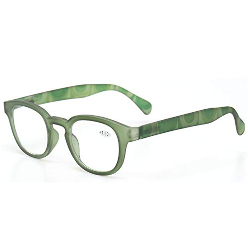 Reading Glasses 5 Pack Unisex Spring Hinge Pattern Design C86045
