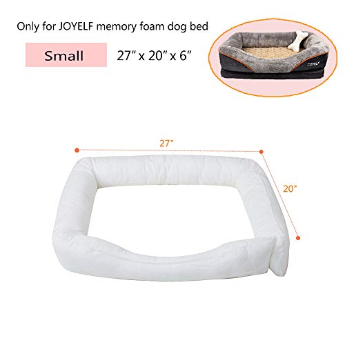 Orthopedic Memory Foam Dog Bed Replacement Bolster Insert E1069