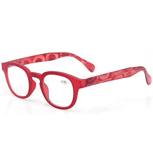 Reading Glasses 5 Pack Unisex Spring Hinge Pattern Design C86045