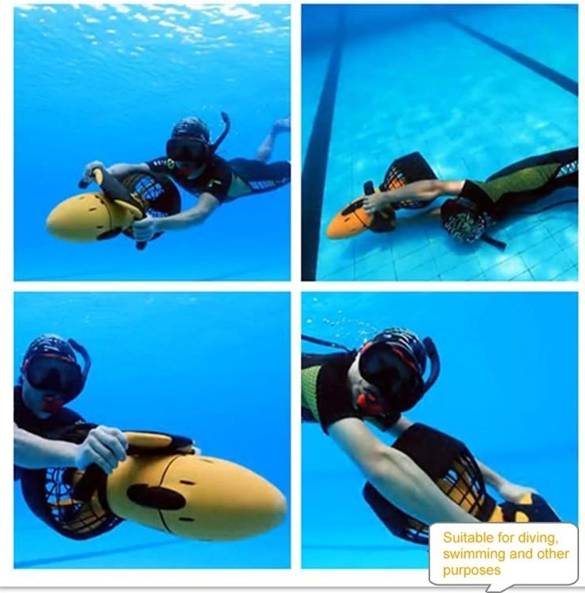 Underwater Sea Scooter Diving Propeller for Assisted Swimming H573253