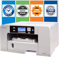 Sawgrass Virtuoso SG500 Sublimation Printer (Starter Package) with Designer Software, Dust Cover, Paper, Inks, Tape, 10 Pieces Sublimation Blanks, White