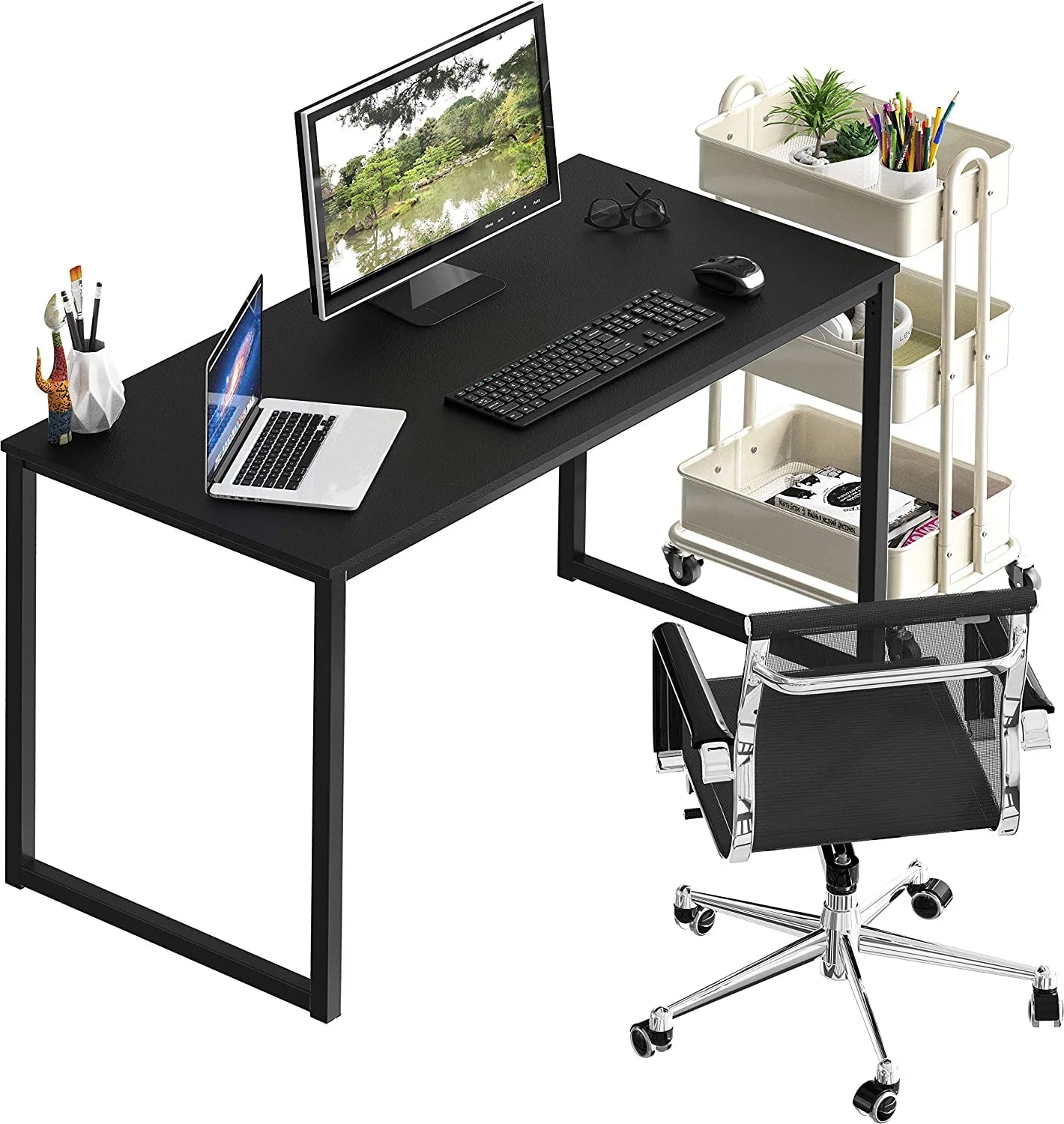 Computer Desk, 48 Inch, Black N33148