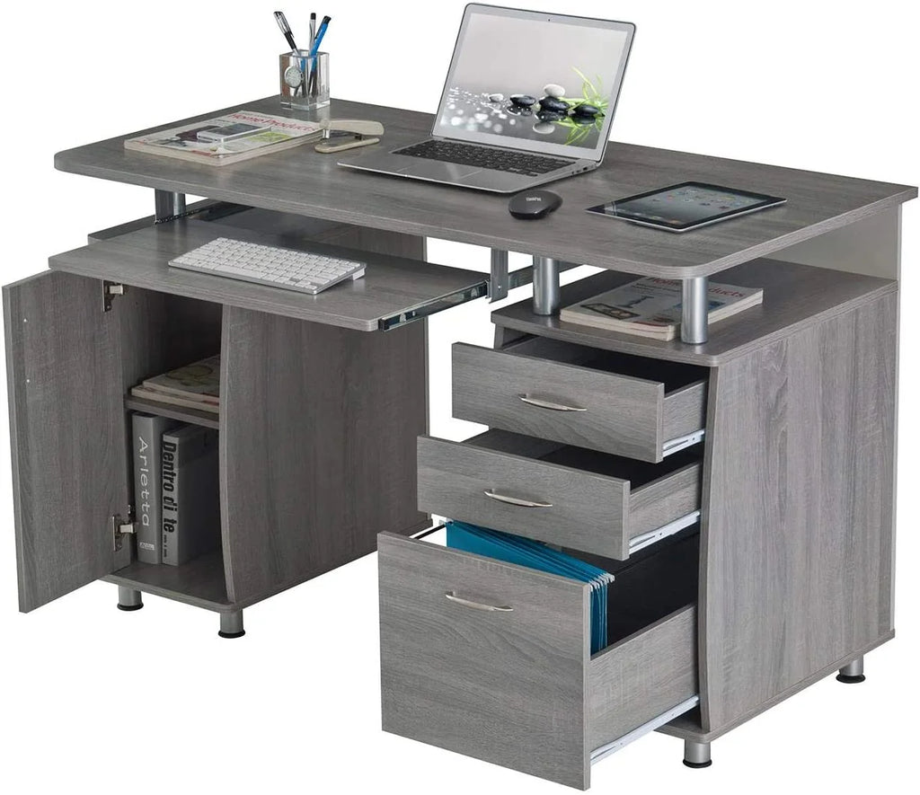 Gray Small Computer Desk M27748