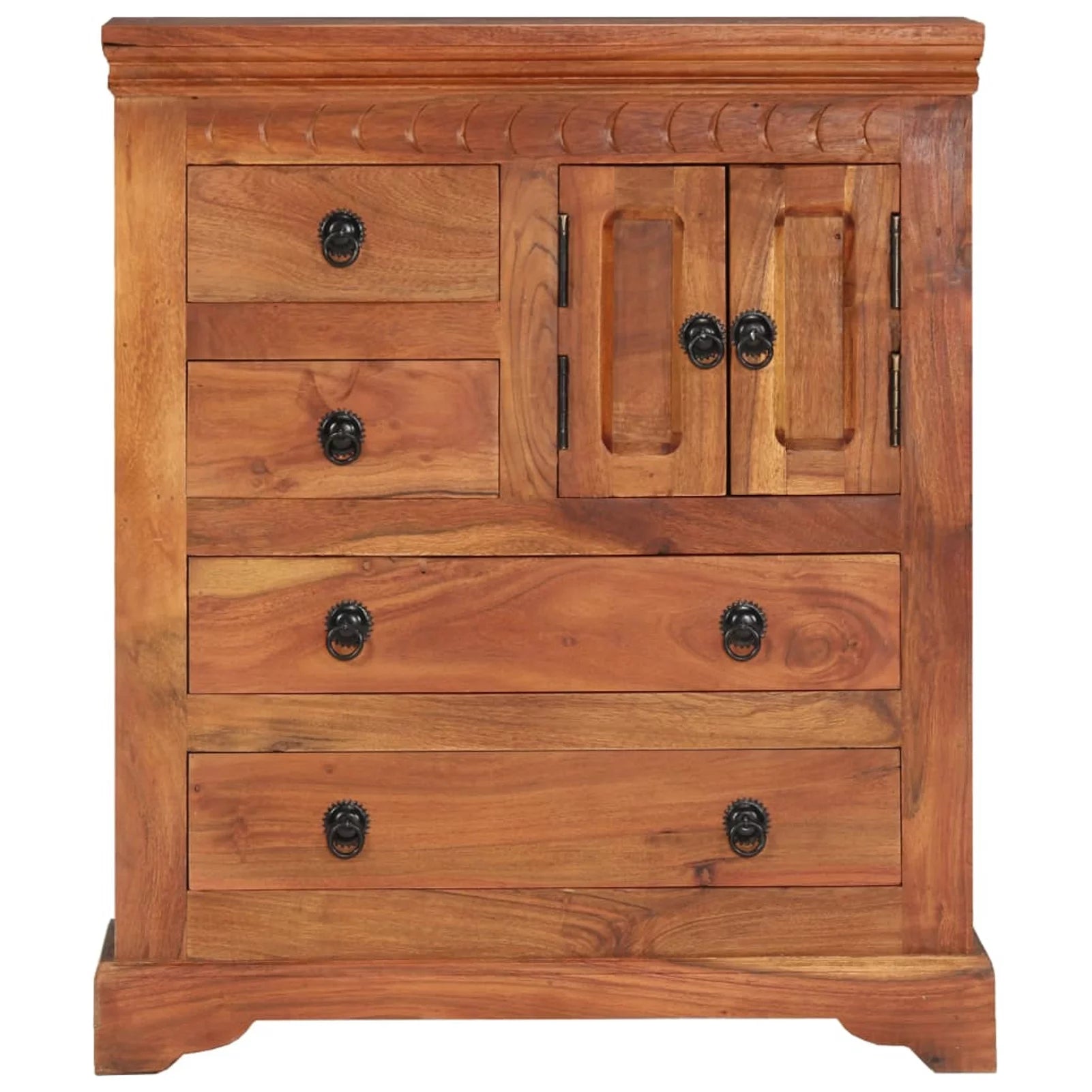 Wooden Sideboard with 2 Doors and 4 Drawers J533062