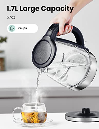 Stainless Steel Electric Kettle with Temperature Control, 1.7L I21874