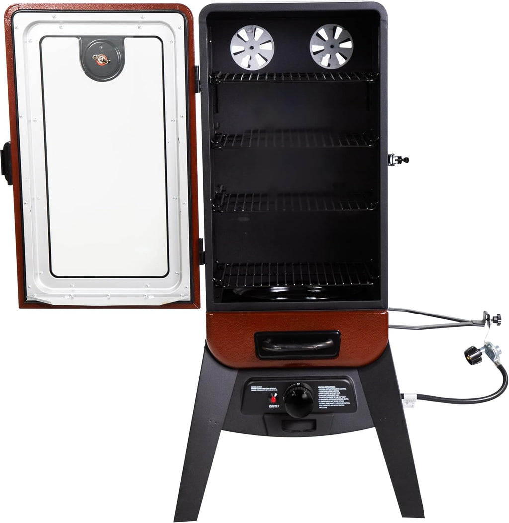 Vertical Smoker, Red Hammertone, 684 sq inches A567498