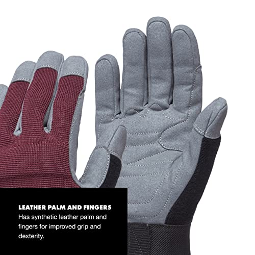 Women's Full-Finger Rock Climbing Gloves for Belaying C320