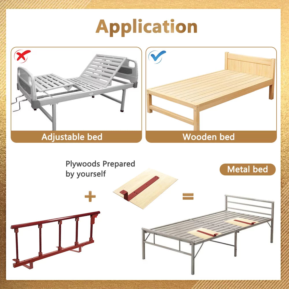 Bed Rail Safety Guard for Seniors with Swing Down Handle S26044
