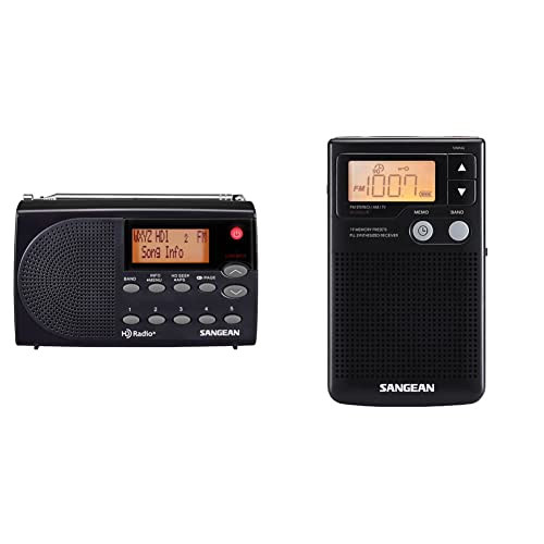 Sangean HDR-14 HD Radio/FM Stereo/AM Portable Radio, standart , Black