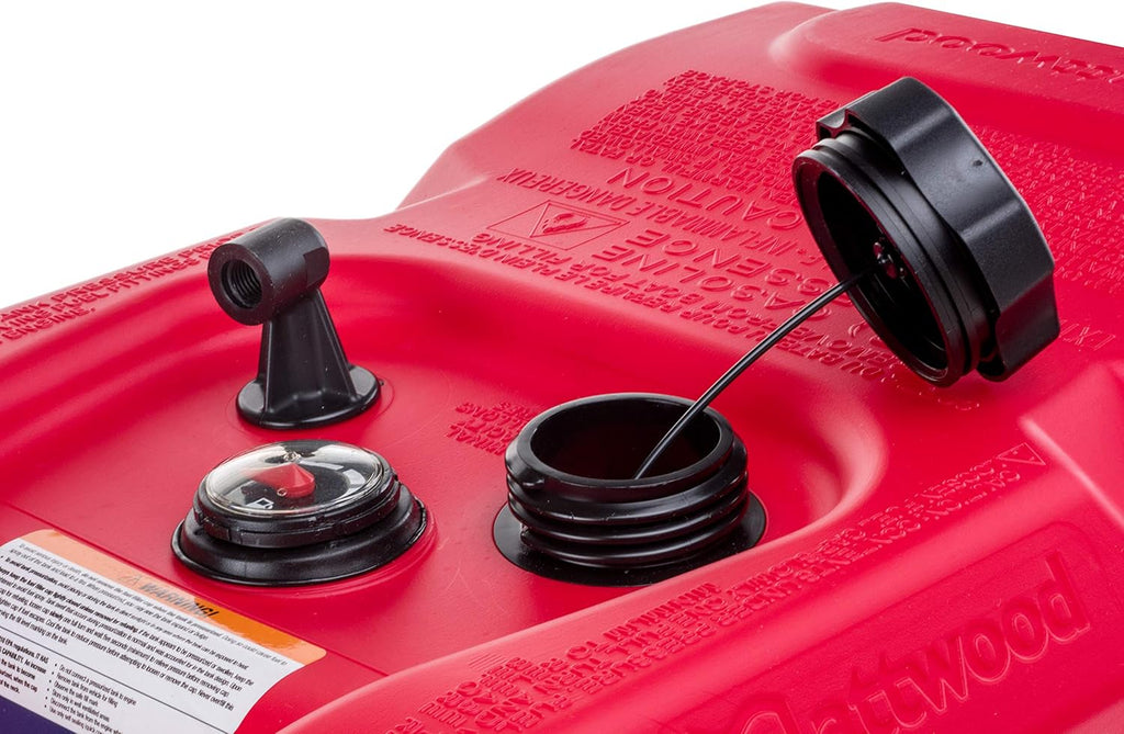 Portable Marine Boat Fuel Tank, 6-Gallon with Fuel Gauge I871733