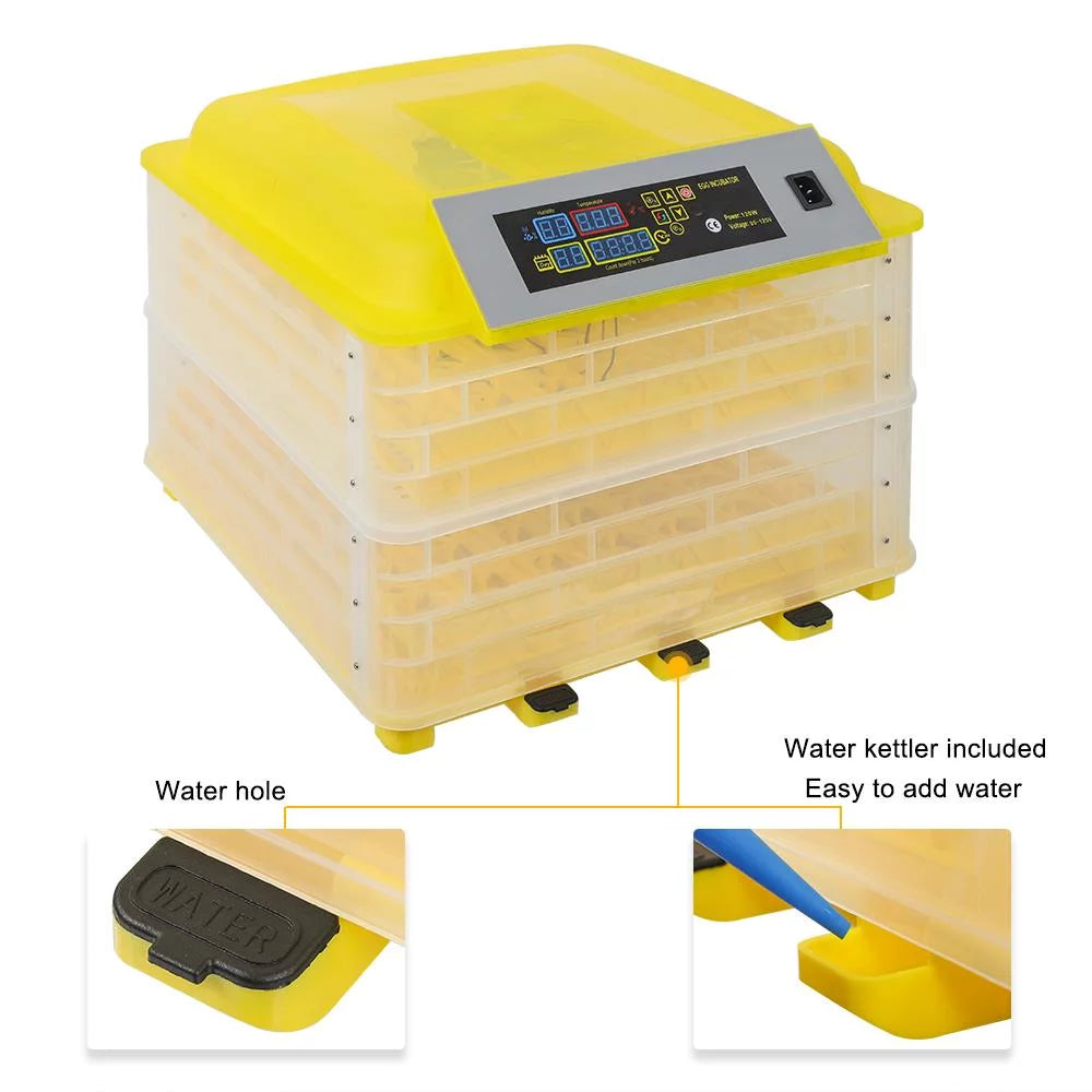 112 Egg Automatic Incubator Digital Poultry Hatcher V415334