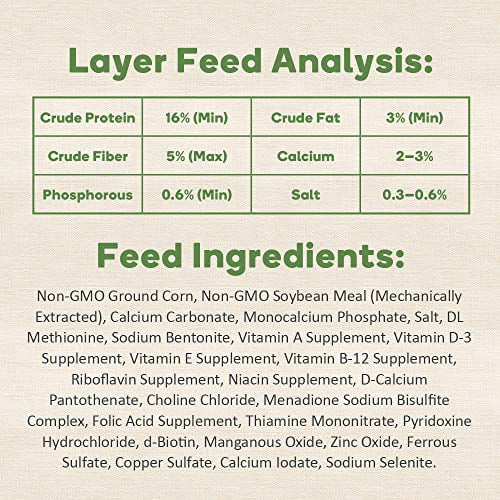 Non-GMO Layer Chicken Feed, 25 lbs J66471