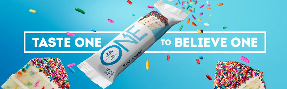 Protein Supplement Bar, Birthday Cake, 20g, 12 Count Y467